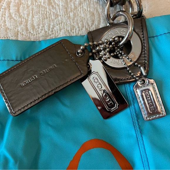 Rare Coach Madison Limited Edition Nylon Tote Style Purse, Never Used - Picture 7 of 10